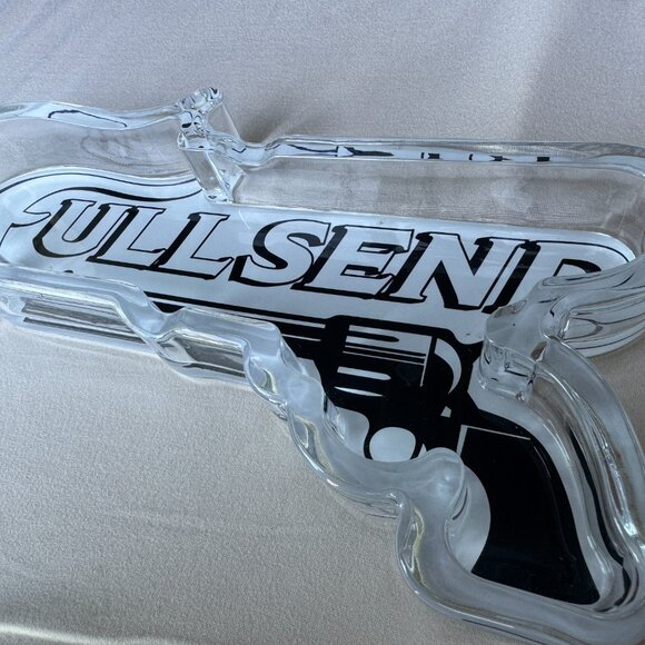 Rare Full Send - Colt .45 - Glass Ashtray - No BOX - Picture 2 of 5